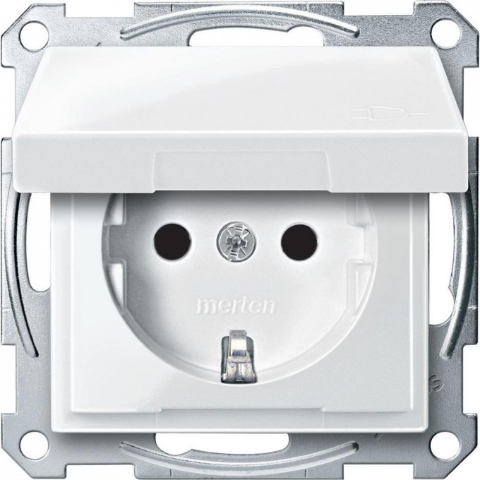 Механизм розетки SCHNEIDER ELECTRIC MERTEN с крышкой з/шт, ПОЛ.БЕЛЫЙ, QF SM MTN2310-0319 Механизм розетки SCHNEIDER ELECTRIC MERTEN с крышкой з/шт, ПОЛ.БЕЛЫЙ, QF SM MTN2310-0319