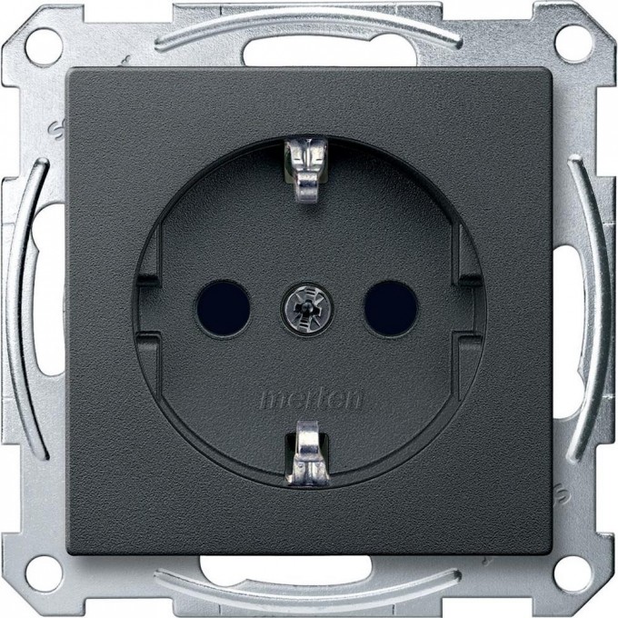 Механизм розетки SCHNEIDER ELECTRIC MERTEN с з/шт, АНТРАЦИТ, QF SM MTN2300-0414 Механизм розетки SCHNEIDER ELECTRIC MERTEN с з/шт, АНТРАЦИТ, QF SM MTN2300-0414
