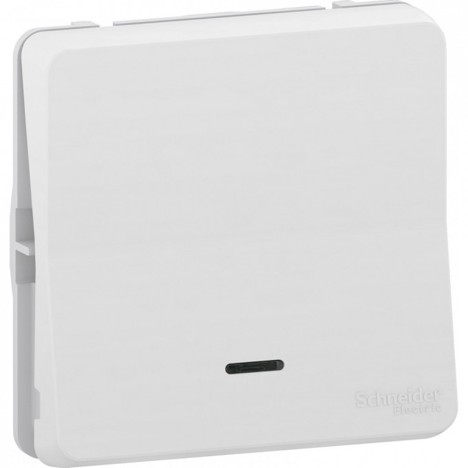 Механизм SCHNEIDER ELECTRIC MUREVA S кнопочного выключателя с подсветкой, БЕЛЫЙ, IP55 MUR39127 Механизм SCHNEIDER ELECTRIC MUREVA S кнопочного выключателя с подсветкой, БЕЛЫЙ, IP55 MUR39127