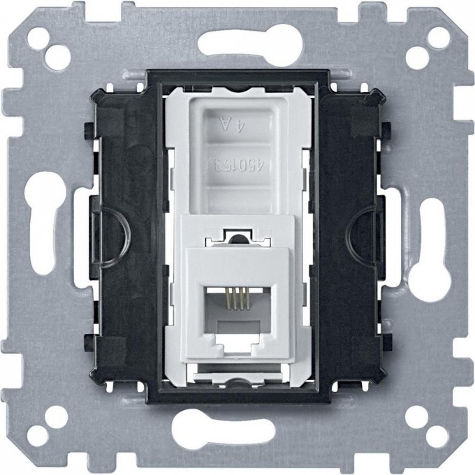 Механизм телефонной розетки SCHNEIDER ELECTRIC MERTEN с 4-контактн. разъемом RJ12 MTN463501 Механизм телефонной розетки SCHNEIDER ELECTRIC MERTEN с 4-контактн. разъемом RJ12 MTN463501