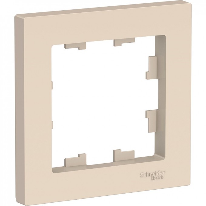 Рамка 1-постовая SCHNEIDER ELECTRIC ATLASDESIGN бежевый ATN000201 Рамка 1-постовая SCHNEIDER ELECTRIC ATLASDESIGN бежевый ATN000201