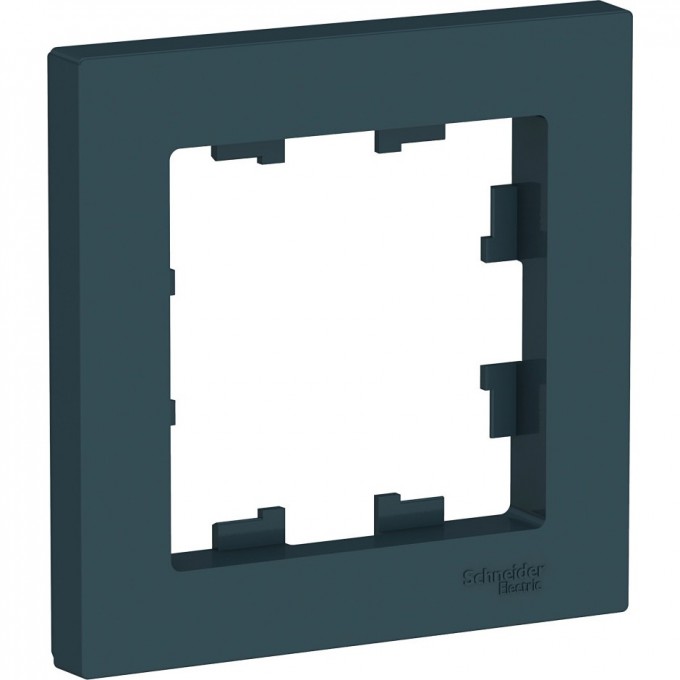 Рамка 1-постовая SCHNEIDER ELECTRIC ATLASDESIGN изумруд ATN000801 Рамка 1-постовая SCHNEIDER ELECTRIC ATLASDESIGN изумруд ATN000801
