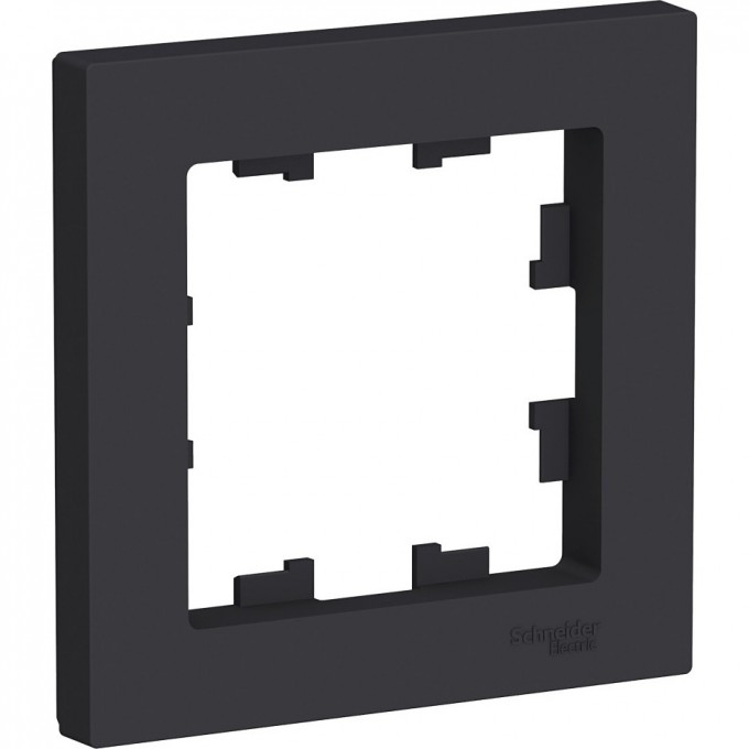 Рамка 1-постовая SCHNEIDER ELECTRIC ATLASDESIGN карбон ATN001001 Рамка 1-постовая SCHNEIDER ELECTRIC ATLASDESIGN карбон ATN001001