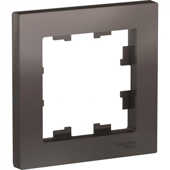 Рамка 1-постовая SCHNEIDER ELECTRIC ATLASDESIGN мокко ATN000601 Рамка 1-постовая SCHNEIDER ELECTRIC ATLASDESIGN мокко ATN000601