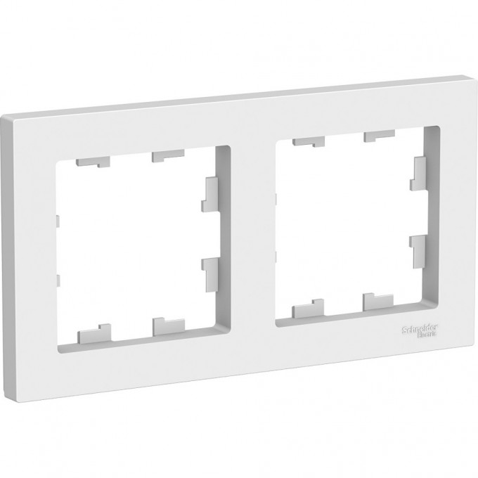 Рамка 2-постовая SCHNEIDER ELECTRIC ATLASDESIGN белый ATN000102 Рамка 2-постовая SCHNEIDER ELECTRIC ATLASDESIGN белый ATN000102