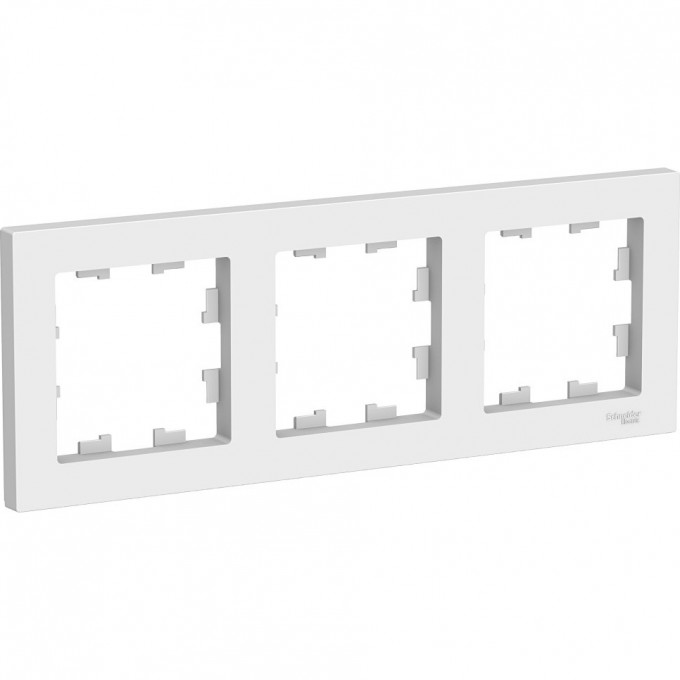 Рамка 3-постовая SCHNEIDER ELECTRIC ATLASDESIGN белый ATN000103 Рамка 3-постовая SCHNEIDER ELECTRIC ATLASDESIGN белый ATN000103