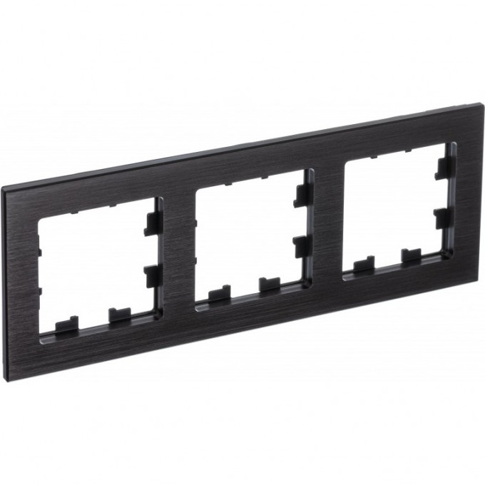 Рамка 3-постовая SCHNEIDER ELECTRIC ATLASDESIGN NATURE, металл оникс ATN312303 Рамка 3-постовая SCHNEIDER ELECTRIC ATLASDESIGN NATURE, металл оникс ATN312303