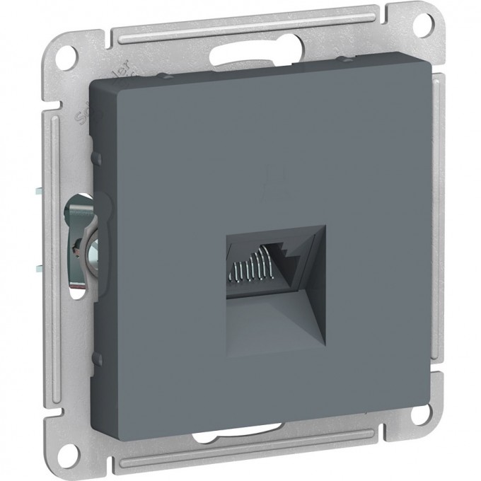 Розетка компьютерная SCHNEIDER ELECTRIC ATLASDESIGN RJ45, кат. 5Е, механизм, ГРИФЕЛЬ ATN000783 Розетка компьютерная SCHNEIDER ELECTRIC ATLASDESIGN RJ45, кат. 5Е, механизм, ГРИФЕЛЬ ATN000783