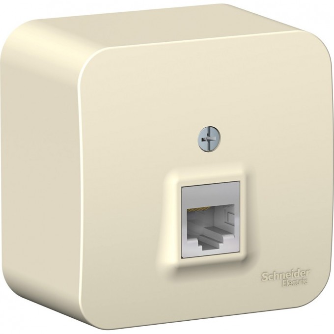 Розетка компьютерная SCHNEIDER ELECTRIC BLANCA RJ45, кат.5E, с изолирующей пластиной, МОЛОЧНЫЙ BLNIA045002 Розетка компьютерная SCHNEIDER ELECTRIC BLANCA RJ45, кат.5E, с изолирующей пластиной, МОЛОЧНЫЙ BLNIA045002