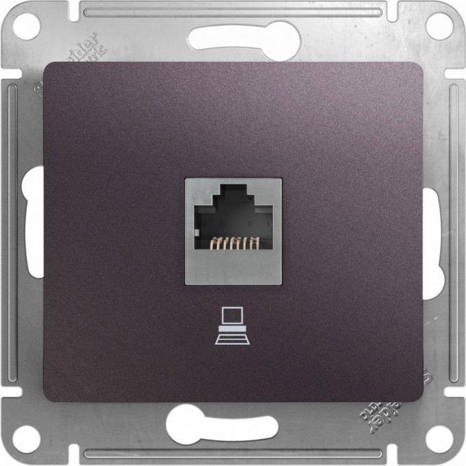 Розетка компьютерная SCHNEIDER ELECTRIC GLOSSA RJ45, кат.5E, механизм, СИРЕНЕВЫЙ ТУМАН GSL001481K Розетка компьютерная SCHNEIDER ELECTRIC GLOSSA RJ45, кат.5E, механизм, СИРЕНЕВЫЙ ТУМАН GSL001481K