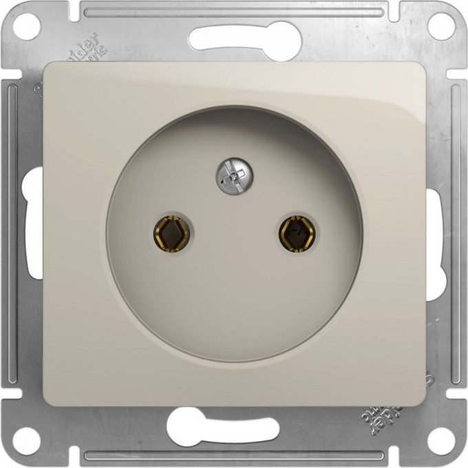 Розетка SCHNEIDER ELECTRIC GLOSSA без заземления, механизм, молочный GSL000941 Розетка SCHNEIDER ELECTRIC GLOSSA без заземления, механизм, молочный GSL000941