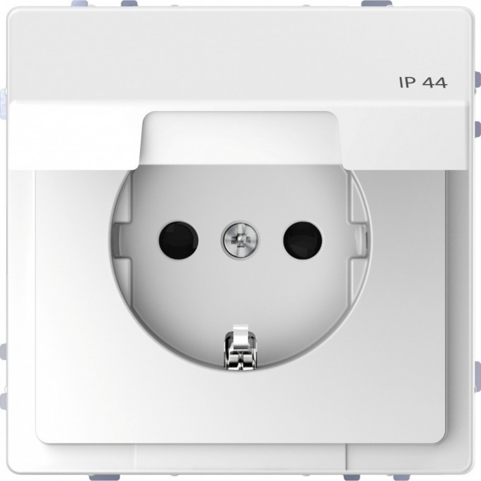 Розетка SCHNEIDER ELECTRIC MERTEN D-LIFE 16А, с заземлением и крышкой IP44, белый лотос MTN2314-6035 Розетка SCHNEIDER ELECTRIC MERTEN D-LIFE 16А, с заземлением и крышкой IP44, белый лотос MTN2314-6035