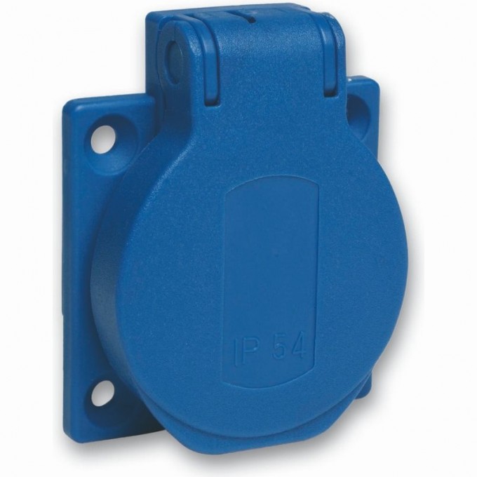 Розетка синяя SCHNEIDER ELECTRIC PRATIKA 10/16A 50Х50ММ IP54 винты сбоку PKS52B Розетка синяя SCHNEIDER ELECTRIC PRATIKA 10/16A 50Х50ММ IP54 винты сбоку PKS52B