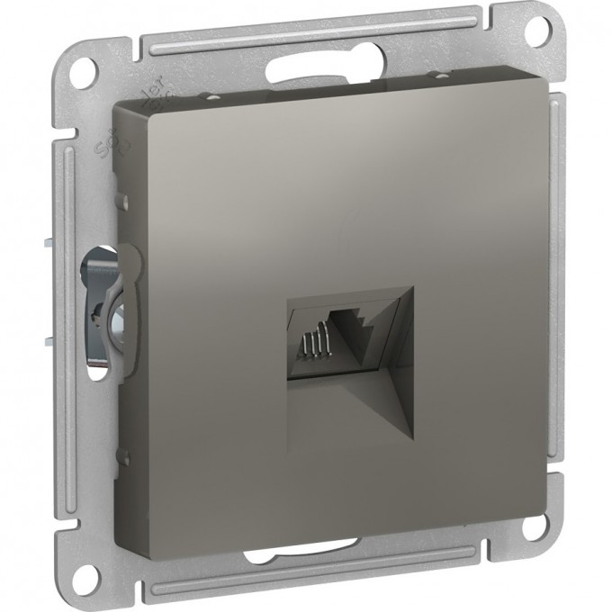 Розетка телефонная SCHNEIDER ELECTRIC ATLASDESIGN RJ11, механизм, СТАЛЬ ATN000981 Розетка телефонная SCHNEIDER ELECTRIC ATLASDESIGN RJ11, механизм, СТАЛЬ ATN000981