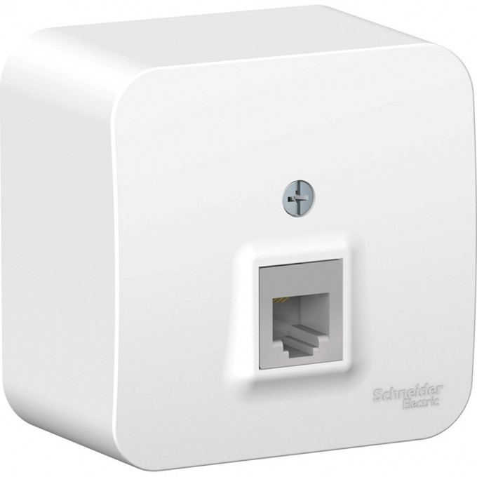 Розетка телефонная SCHNEIDER ELECTRIC BLANCA RJ11, с изолирующей пластиной, БЕЛЫЙ BLNIA011001 Розетка телефонная SCHNEIDER ELECTRIC BLANCA RJ11, с изолирующей пластиной, БЕЛЫЙ BLNIA011001