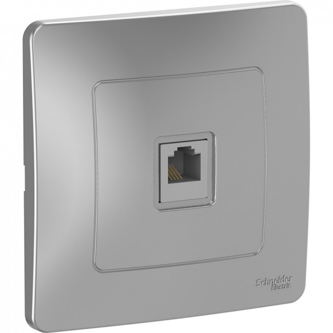 Розетка телефонная SCHNEIDER ELECTRIC BLANCA, с/у, RJ11, АЛЮМИНИЙ BLNIS011003 Розетка телефонная SCHNEIDER ELECTRIC BLANCA, с/у, RJ11, АЛЮМИНИЙ BLNIS011003