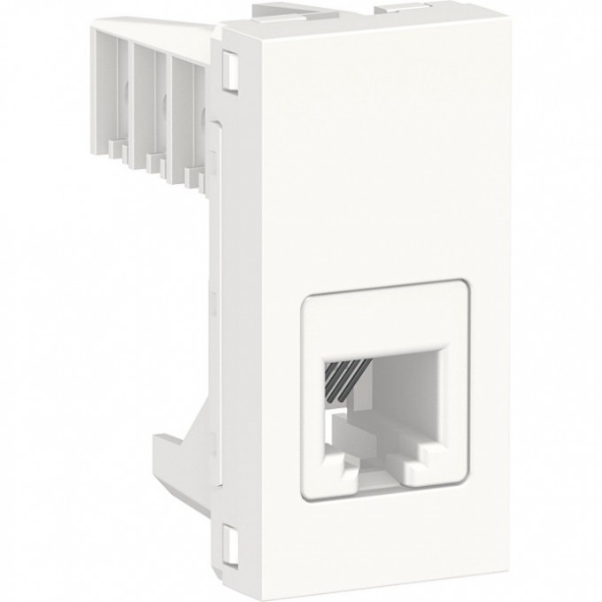 Розетка телефонная SCHNEIDER ELECTRIC UNICA MODULAR, RJ12, одиночная, 1 модуль, белый NU349118 Розетка телефонная SCHNEIDER ELECTRIC UNICA MODULAR, RJ12, одиночная, 1 модуль, белый NU349118