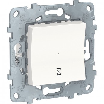 Таймер нажимной SCHNEIDER ELECTRIC UNICA NEW, 10А, белый