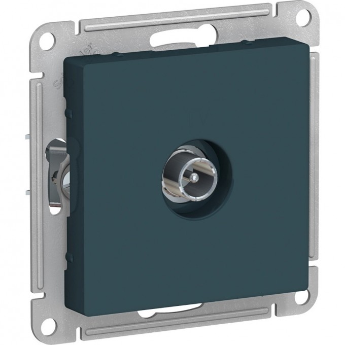 TV розетка SCHNEIDER ELECTRIC ATLASDESIGN оконечная, механизм, ИЗУМРУД ATN000891 TV розетка SCHNEIDER ELECTRIC ATLASDESIGN оконечная, механизм, ИЗУМРУД ATN000891