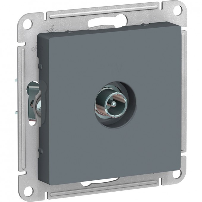 TV розетка SCHNEIDER ELECTRIC ATLASDESIGN проходная, механизм, ГРИФЕЛЬ ATN000792 TV розетка SCHNEIDER ELECTRIC ATLASDESIGN проходная, механизм, ГРИФЕЛЬ ATN000792