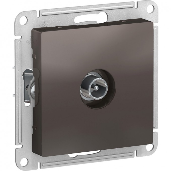 TV розетка SCHNEIDER ELECTRIC ATLASDESIGN проходная, механизм, МОККО ATN000692 TV розетка SCHNEIDER ELECTRIC ATLASDESIGN проходная, механизм, МОККО ATN000692