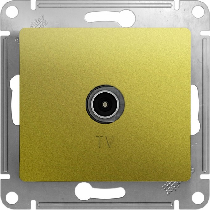 TV розетка SCHNEIDER ELECTRIC GLOSSA оконечная 1DB, механизм, ФИСТАШКОВЫЙ GSL001091 TV розетка SCHNEIDER ELECTRIC GLOSSA оконечная 1DB, механизм, ФИСТАШКОВЫЙ GSL001091