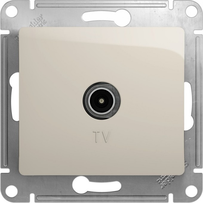 TV розетка SCHNEIDER ELECTRIC GLOSSA проходная 4DB, механизм, МОЛОЧНЫЙ GSL000992 TV розетка SCHNEIDER ELECTRIC GLOSSA проходная 4DB, механизм, МОЛОЧНЫЙ GSL000992
