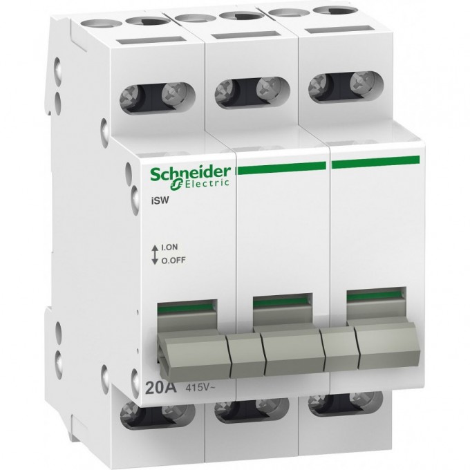 Выключатель нагрузки SCHNEIDER ELECTRIC ACTI 9 iSW 3П 20A A9S60320 Выключатель нагрузки SCHNEIDER ELECTRIC ACTI 9 iSW 3П 20A A9S60320