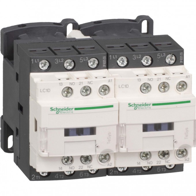 Контактор реверсивный SCHNEIDER ELECTRIC TESYS 3Р,25A,НО+НЗ,24V DС LC2D25BD Контактор реверсивный SCHNEIDER ELECTRIC TESYS 3Р,25A,НО+НЗ,24V DС LC2D25BD