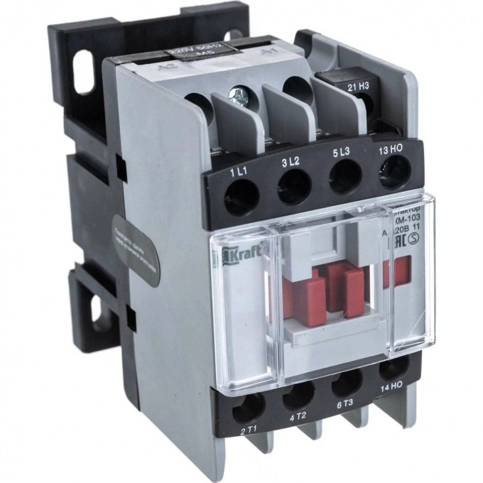 Контактор SCHNEIDER ELECTRIC DEKRAFT 185А 220В АС3 1НО+1НЗ КМ-103 22154DEK Контактор SCHNEIDER ELECTRIC DEKRAFT 185А 220В АС3 1НО+1НЗ КМ-103 22154DEK
