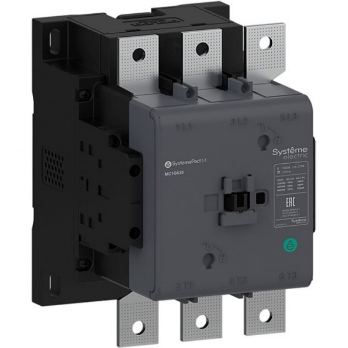 Контактор SCHNEIDER ELECTRIC SE 3п 120А кат. 380В AC 2НО+2НЗ MC1G120Q5 Контактор SCHNEIDER ELECTRIC SE 3п 120А кат. 380В AC 2НО+2НЗ MC1G120Q5