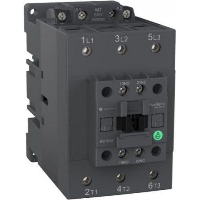 Контактор SCHNEIDER ELECTRIC SYSTEMEPACT M MC1D 3п 65А кат. 220В AC 1НО+1НЗ MC1D65M7 Контактор SCHNEIDER ELECTRIC SYSTEMEPACT M MC1D 3п 65А кат. 220В AC 1НО+1НЗ MC1D65M7