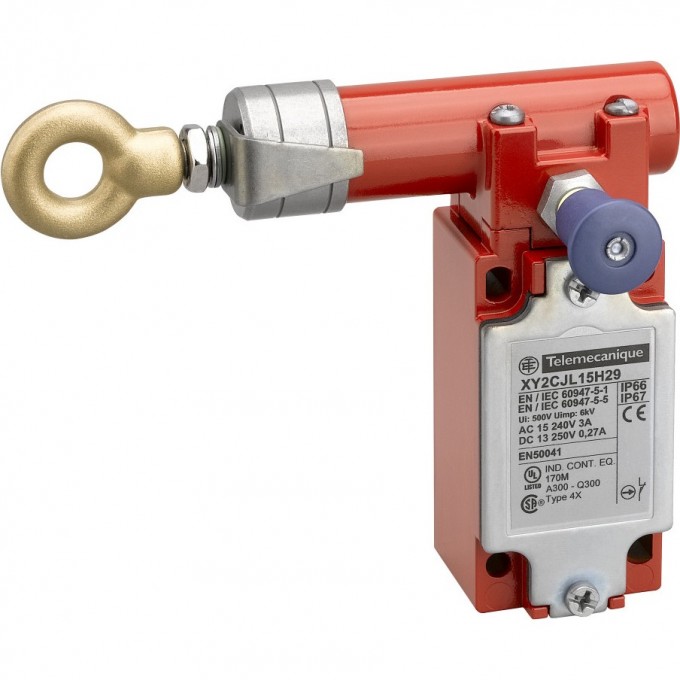 Аварийный тросовый выключатель SCHNEIDER ELECTRIC PREVENTA Pg13.5, НЗ+НО, ЛЕВ. XY2CJL15 Аварийный тросовый выключатель SCHNEIDER ELECTRIC PREVENTA Pg13.5, НЗ+НО, ЛЕВ. XY2CJL15