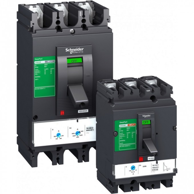 Автоматический выключатель 3P SCHNEIDER ELECTRIC EASYPACT CVS100N 50КА TM80D LV510476 Автоматический выключатель 3P SCHNEIDER ELECTRIC EASYPACT CVS100N 50КА TM80D LV510476
