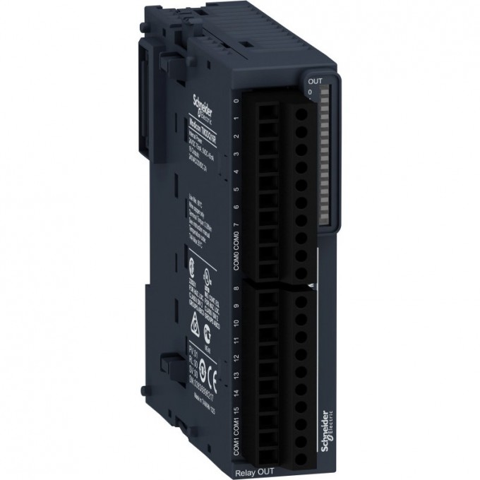 Дискретный модуль расширения SCHNEIDER ELECTRIC MODICON ТМ3 16 выходов реле TM3DQ16R Дискретный модуль расширения SCHNEIDER ELECTRIC MODICON ТМ3 16 выходов реле TM3DQ16R