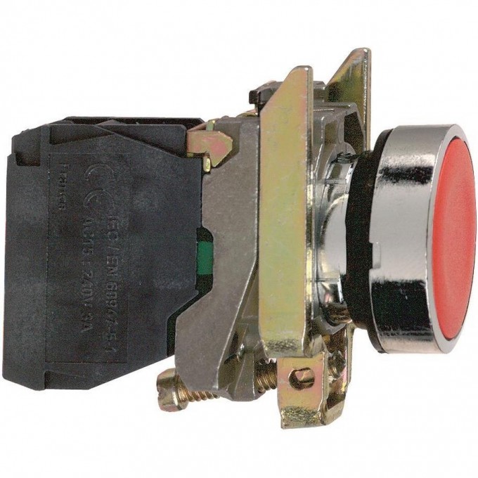 Кнопка 22мм SCHNEIDER ELECTRIC HARMONY XB4 красная с возвратом XB4BA42 Кнопка 22мм SCHNEIDER ELECTRIC HARMONY XB4 красная с возвратом XB4BA42