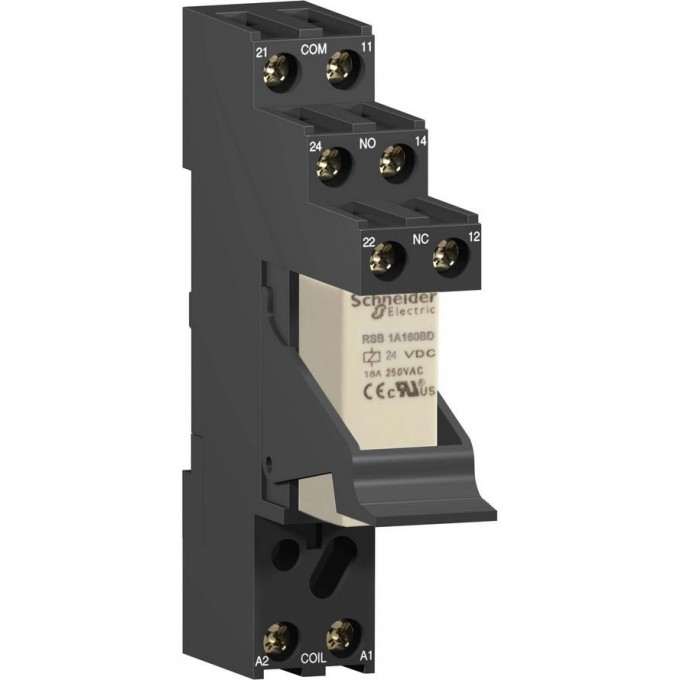 Колодка для реле SCHNEIDER ELECTRIC HARMONY RSB1A160**/RSB 2A080** RSZE1S48M Колодка для реле SCHNEIDER ELECTRIC HARMONY RSB1A160**/RSB 2A080** RSZE1S48M