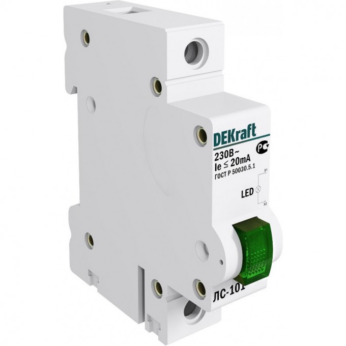Лампа сигнальная на DIN-рейку SCHNEIDER ELECTRIC DEKRAFT 1P ЗЕЛЕНАЯ LED ЛС-101 220В 18004DEK Лампа сигнальная на DIN-рейку SCHNEIDER ELECTRIC DEKRAFT 1P ЗЕЛЕНАЯ LED ЛС-101 220В 18004DEK