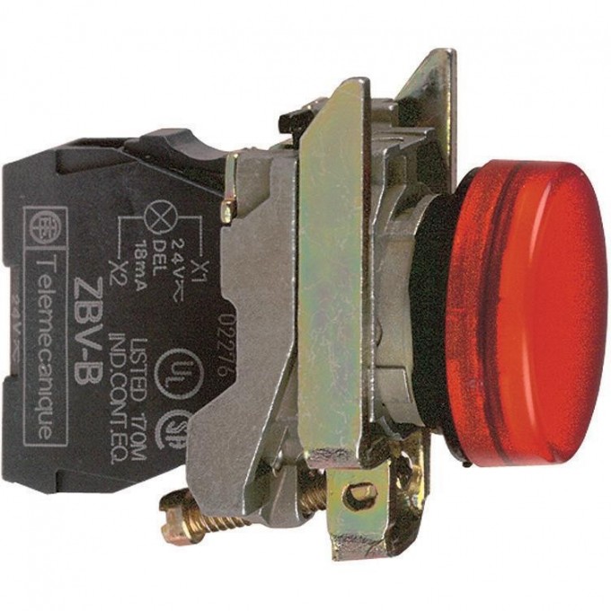 Сигнальная лампа SCHNEIDER ELECTRIC HARMONY XB4 22ММ 24В красная XB4BVB4 Сигнальная лампа SCHNEIDER ELECTRIC HARMONY XB4 22ММ 24В красная XB4BVB4