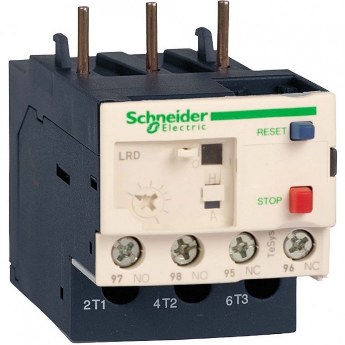 Тепловое реле перегрузки SCHNEIDER ELECTRIC TESYS 4-6A класс 10 с зажимом под винт LRD10 Тепловое реле перегрузки SCHNEIDER ELECTRIC TESYS 4-6A класс 10 с зажимом под винт LRD10