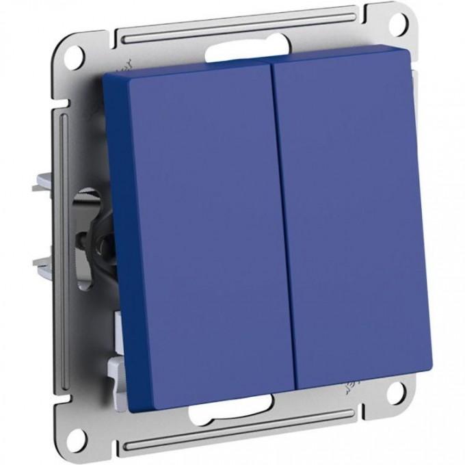 Переключатель 2-клавишный SCHNEIDER ELECTRIC ATLASDESIGN (сх.6/2) 10AX механизм, аквамарин ATN001165 Переключатель 2-клавишный SCHNEIDER ELECTRIC ATLASDESIGN (сх.6/2) 10AX механизм, аквамарин ATN001165