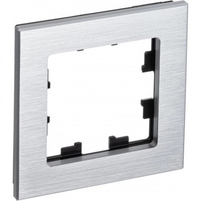 Рамка 1-постовая SCHNEIDER ELECTRIC ATLASDESIGN NATURE, металл серебро ATN312101 Рамка 1-постовая SCHNEIDER ELECTRIC ATLASDESIGN NATURE, металл серебро ATN312101