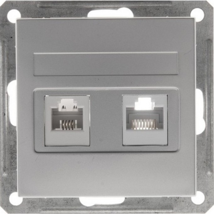 Розетка двойная компьютерная SCHNEIDER ELECTRIC W59 RJ45 кат.5E, механизм, матовый хром RSI-251KK5E-5-86 Розетка двойная компьютерная SCHNEIDER ELECTRIC W59 RJ45 кат.5E, механизм, матовый хром RSI-251KK5E-5-86