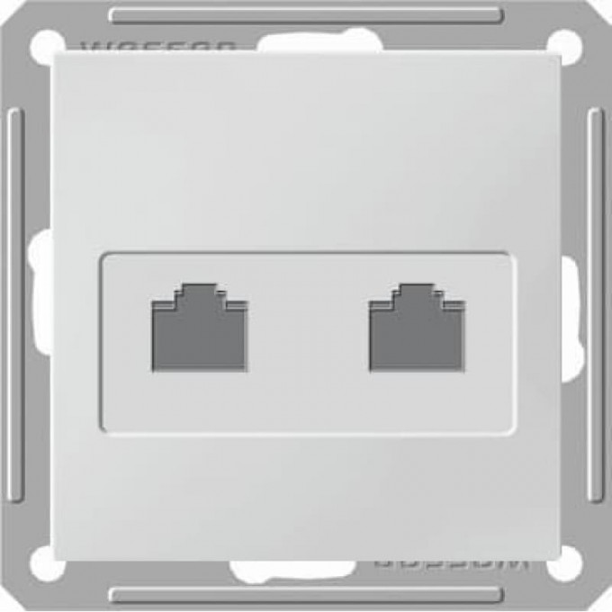 Розетка двойная SCHNEIDER ELECTRIC W59 RJ11+RJ45, 160В, 1А, кат.5E, механизм, белый RSI-251TK5E-1-86 Розетка двойная SCHNEIDER ELECTRIC W59 RJ11+RJ45, 160В, 1А, кат.5E, механизм, белый RSI-251TK5E-1-86