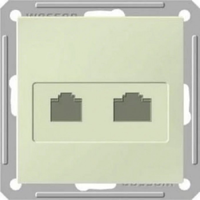 Розетка двойная SCHNEIDER ELECTRIC W59 RJ11+RJ45, 160В, 1А, кат.5E, механизм, слоновая кость RSI-251TK5E-2-86 Розетка двойная SCHNEIDER ELECTRIC W59 RJ11+RJ45, 160В, 1А, кат.5E, механизм, слоновая кость RSI-251TK5E-2-86
