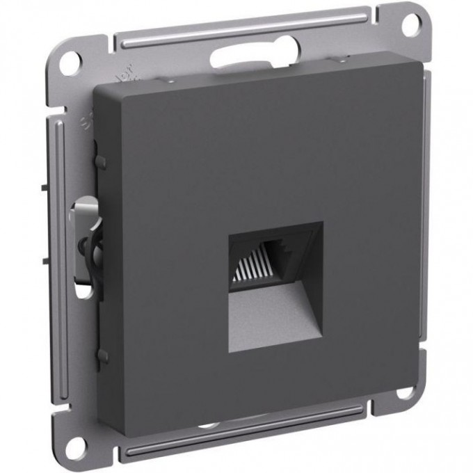 Розетка компьютерная SCHNEIDER ELECTRIC ATLASDESIGN RJ45, кат. 5Е, механизм, базальт ATN001483 Розетка компьютерная SCHNEIDER ELECTRIC ATLASDESIGN RJ45, кат. 5Е, механизм, базальт ATN001483
