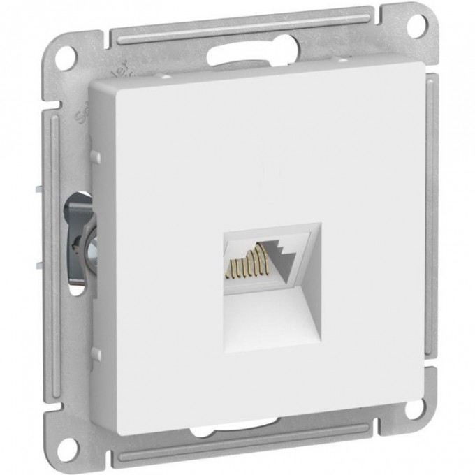Розетка компьютерная SCHNEIDER ELECTRIC ATLASDESIGN RJ45, кат. 5Е, механизм, лотос ATN001383 Розетка компьютерная SCHNEIDER ELECTRIC ATLASDESIGN RJ45, кат. 5Е, механизм, лотос ATN001383