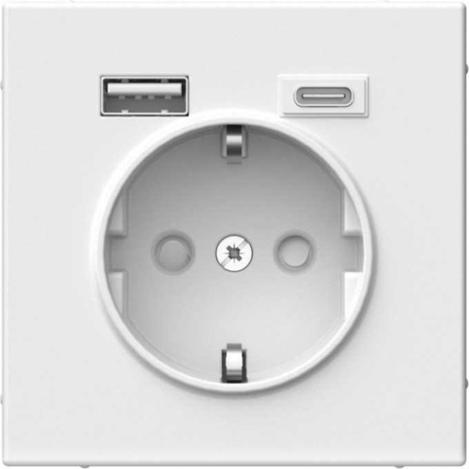 Розетка SCHNEIDER ELECTRIC ARTGALLERY с 2-мя зарядными устройствами USB A+C 5В/2.4А/3А 2х5В/1.5А, механизм, белый GAL000132 Розетка SCHNEIDER ELECTRIC ARTGALLERY с 2-мя зарядными устройствами USB A+C 5В/2.4А/3А 2х5В/1.5А, механизм, белый GAL000132