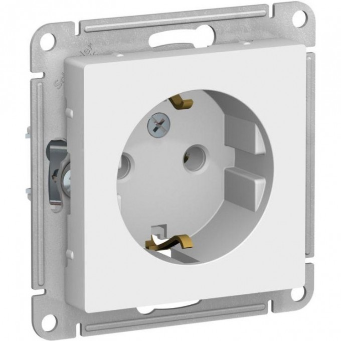 Розетка SCHNEIDER ELECTRIC ATLASDESIGN 16А с заземлением, механизм, лотос ATN001343 Розетка SCHNEIDER ELECTRIC ATLASDESIGN 16А с заземлением, механизм, лотос ATN001343