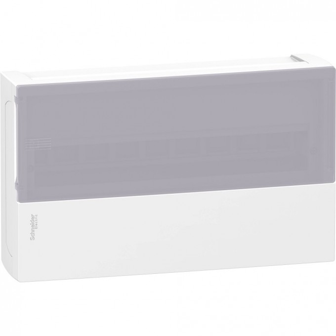 Щит навесной SCHNEIDER ELECTRIC MINI PRAGMA с дымчатой дверцей 1РЯД/18МОД,IP40,IK07,63А,2 клеммы,Италия MIP12118T Щит навесной SCHNEIDER ELECTRIC MINI PRAGMA с дымчатой дверцей 1РЯД/18МОД,IP40,IK07,63А,2 клеммы,Италия MIP12118T